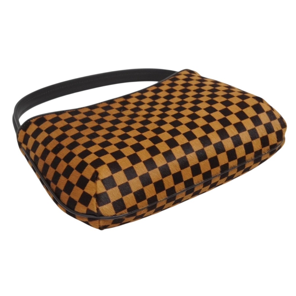 LOUIS VUITTON Damier Sauvage Tiger handbag brown pony leather - Picture 8 of 9